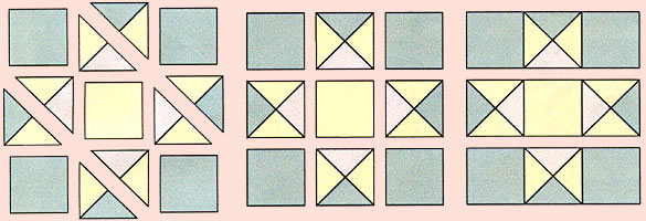Схема пошаговой сборки блока 